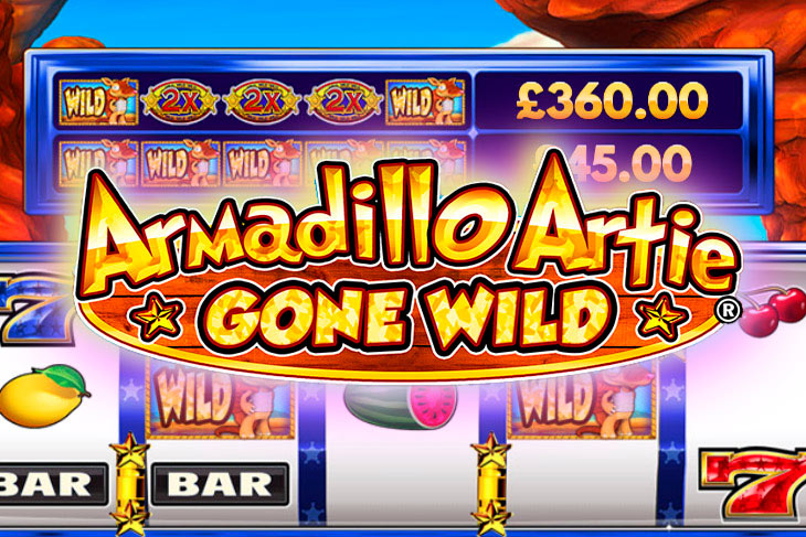 Armadillo Artie Gone Wild - DWG slot at Estrella 777 Casino Casino